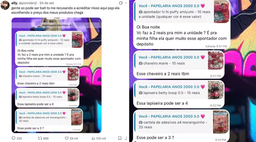 Vendedora viraliza nas redes após cliente tentar impor descontos absurdos e pechinchar valores